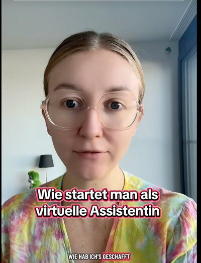 Standbild: Wie startet man als virtuelle Assistentin