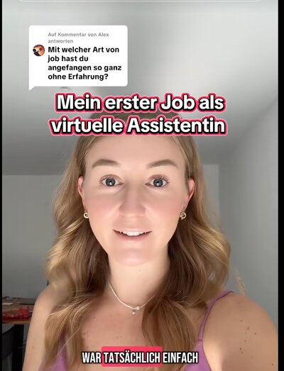 Standbild: Mein erster Job als virtuelle Assistentin